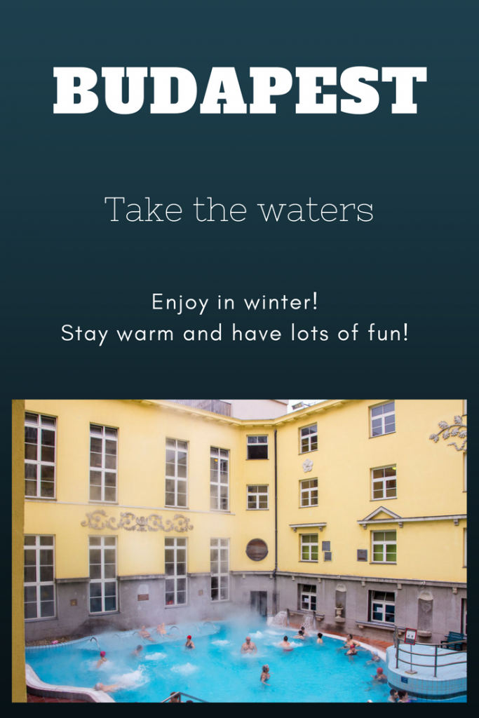 Budapest Thermal Baths winter pin