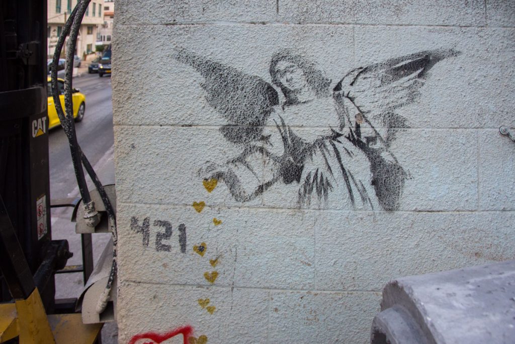 Banksy Street Art West Bank Bethlehem