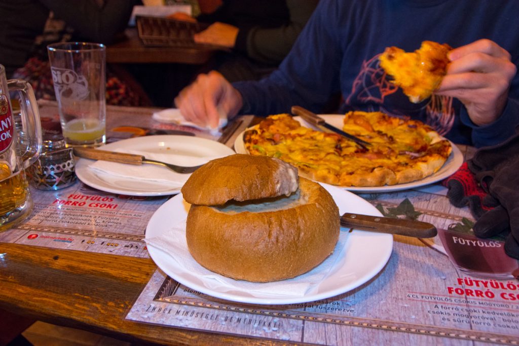 Dinner in Budapest