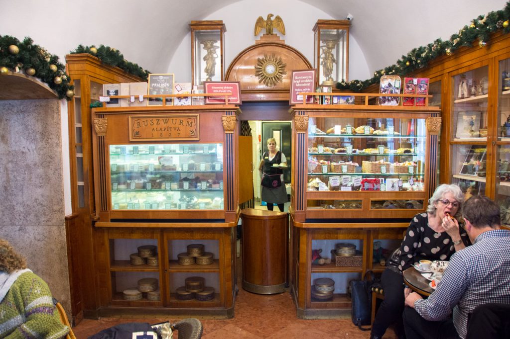Cafe Ruszwurm Budapest Interior