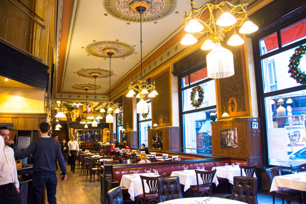 Cafe Central Interior Budapest