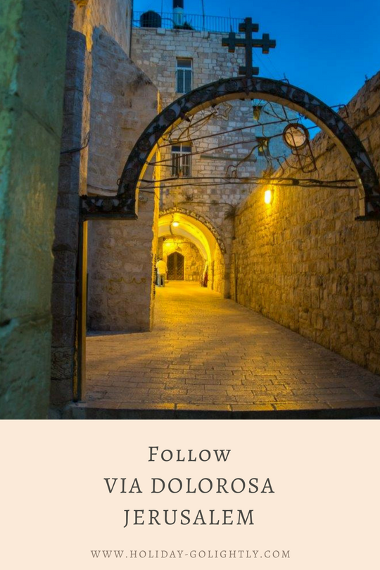 Via Dolorosa Jerusalem pin