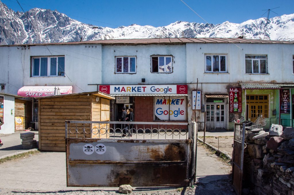 Kazbegi Village View Google Market