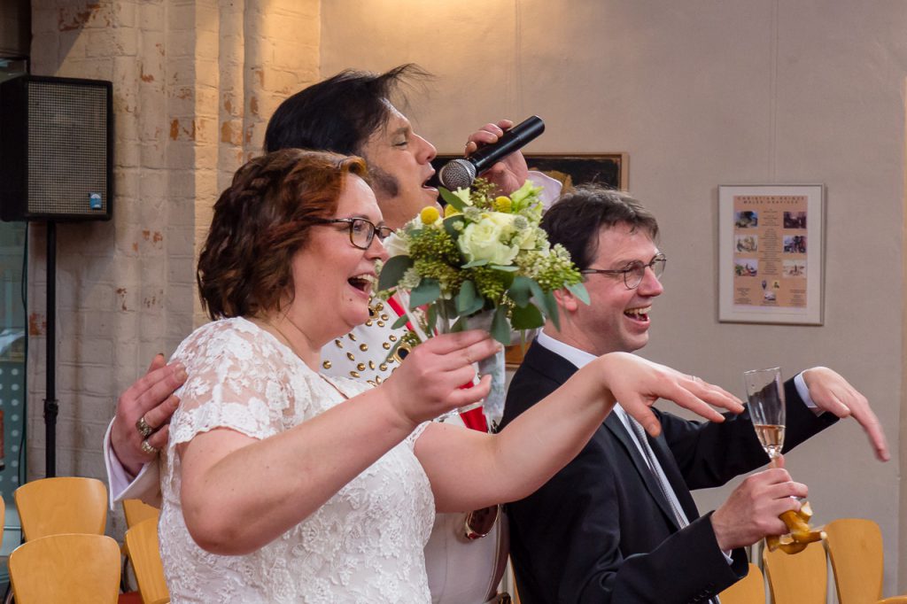 The Soul of Elvis at our wedding