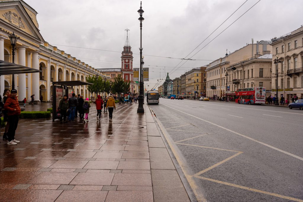 Nevsky Propect near the M-Hotel, Russia, St. Petersburg