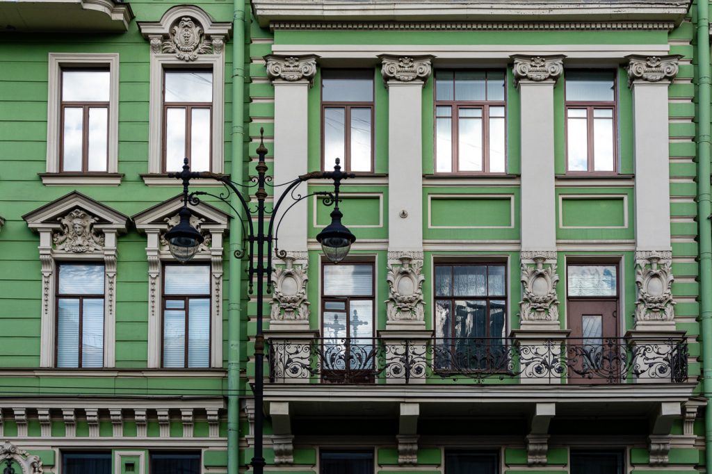 St Petersburg: Neoclassical Architecture and strong colours