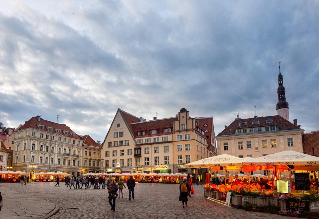 Old Town Square in Tallinn