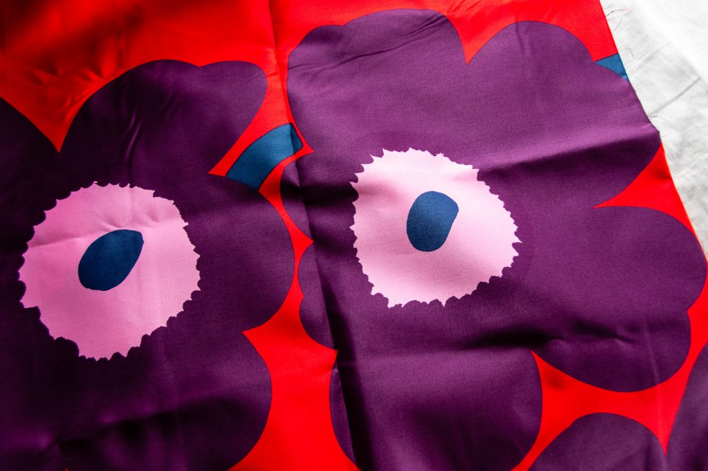 Marimekko Fabric in Unikko Design