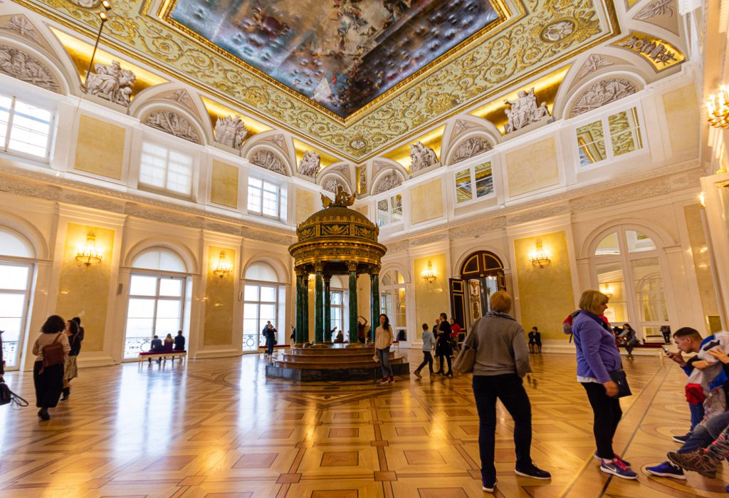 The Fore Hall to the Great Nicholas Hall, Winter Palace, St. Petersburg