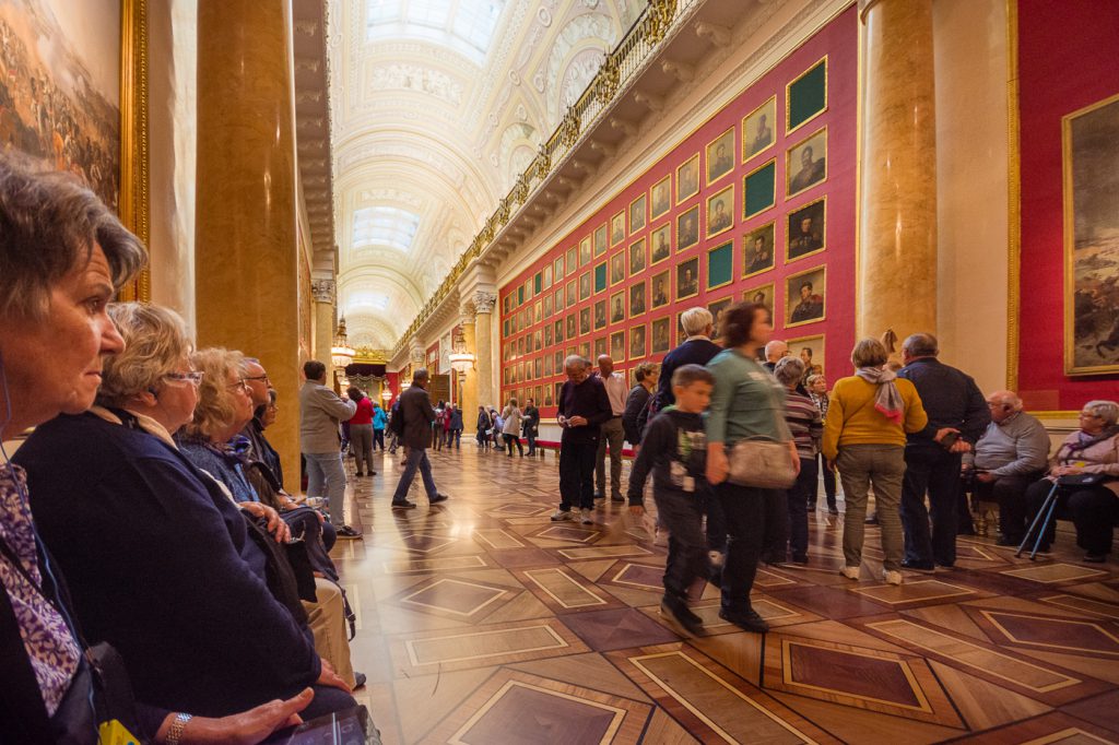 1812 War Gallery at the State Hermitage Museum St. Petersburg