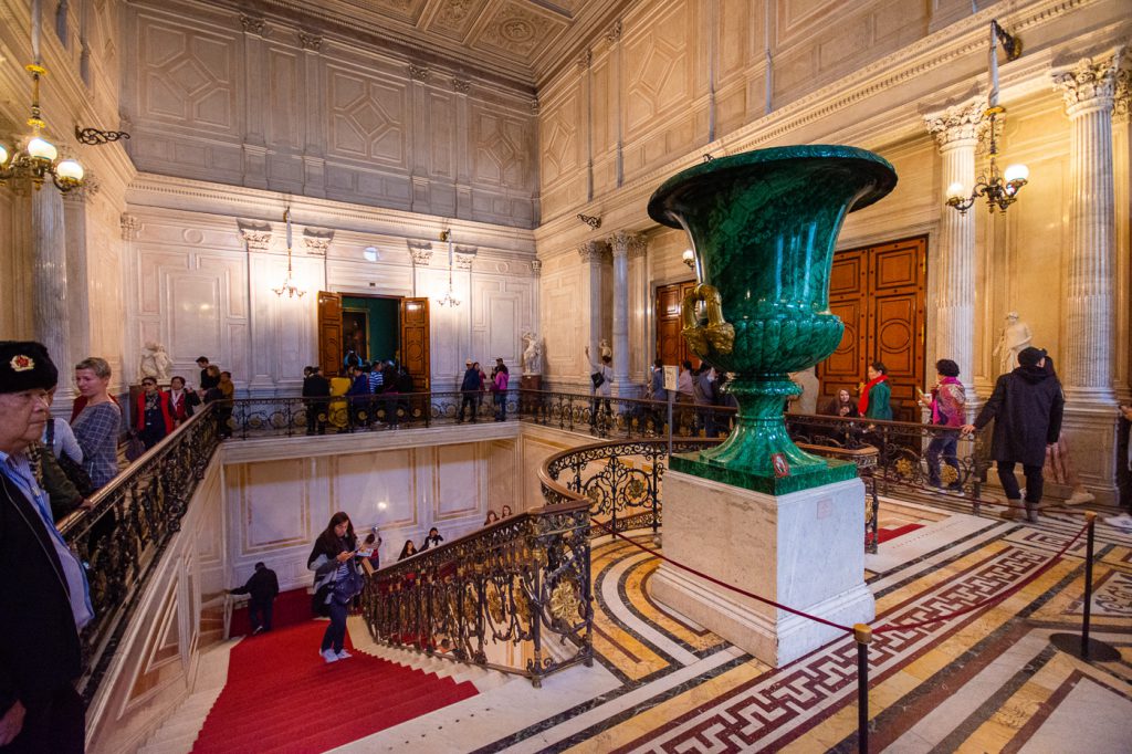 The October Staircase at the Winter Palace State Hermitage Museum, St. Petersburg