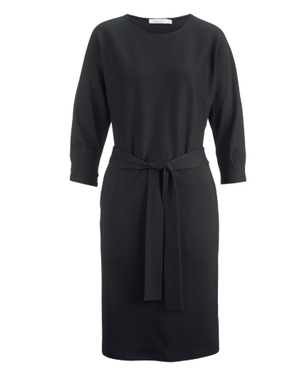 Hessnatur simple smart black dress