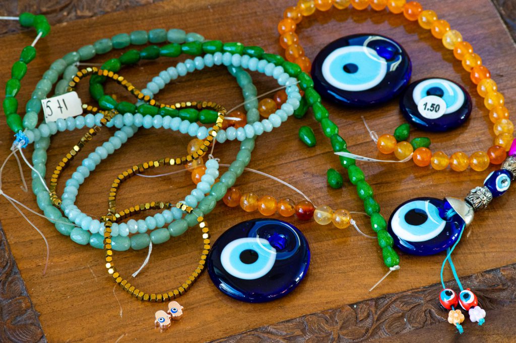 assorted beads from the Izmir bead bazaar