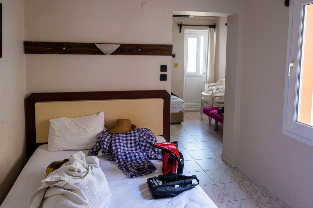 our bedroom at Ladies Beach Hotel