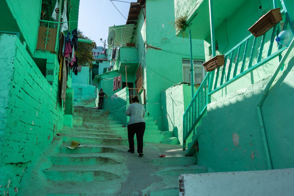 The Rainbow houses in Kusadasi