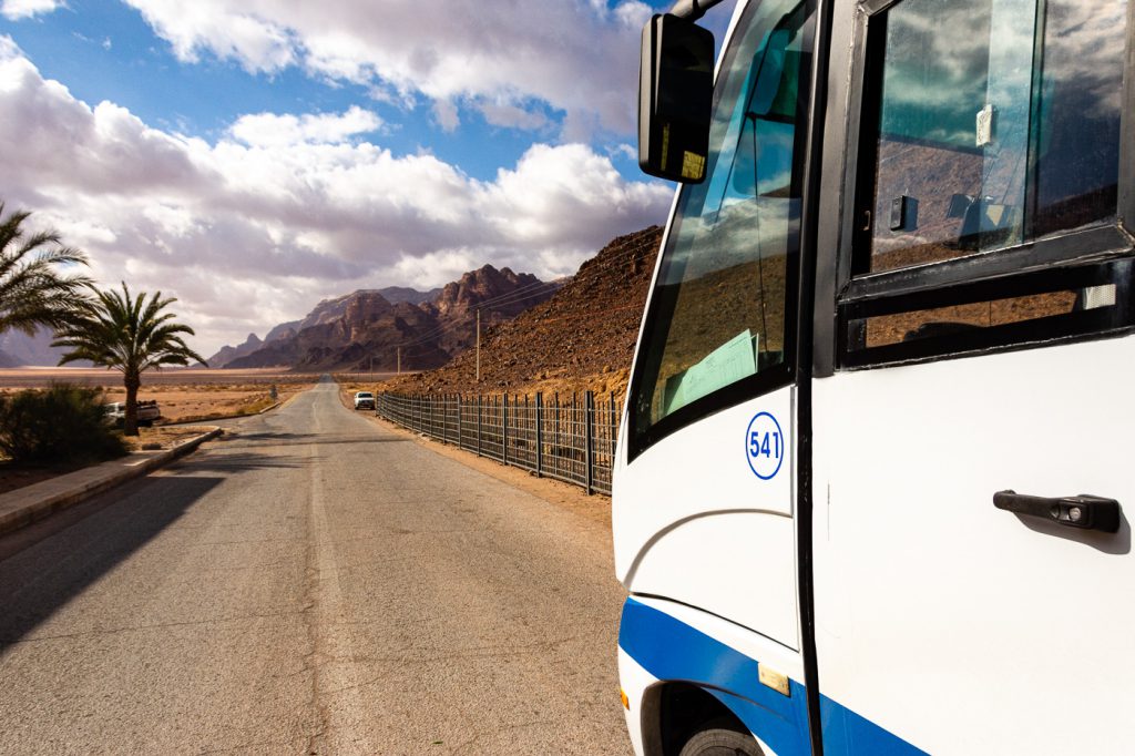 Road to Wadi Rum village