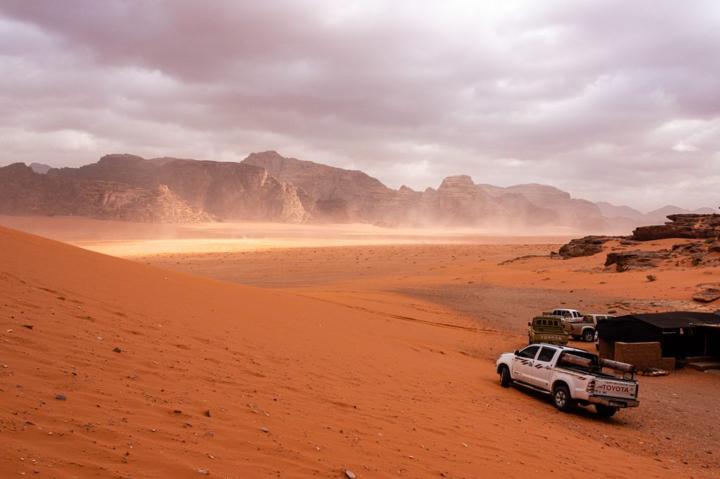 View from Red SAnd Dunes, Day Trip to Wadi Rum
