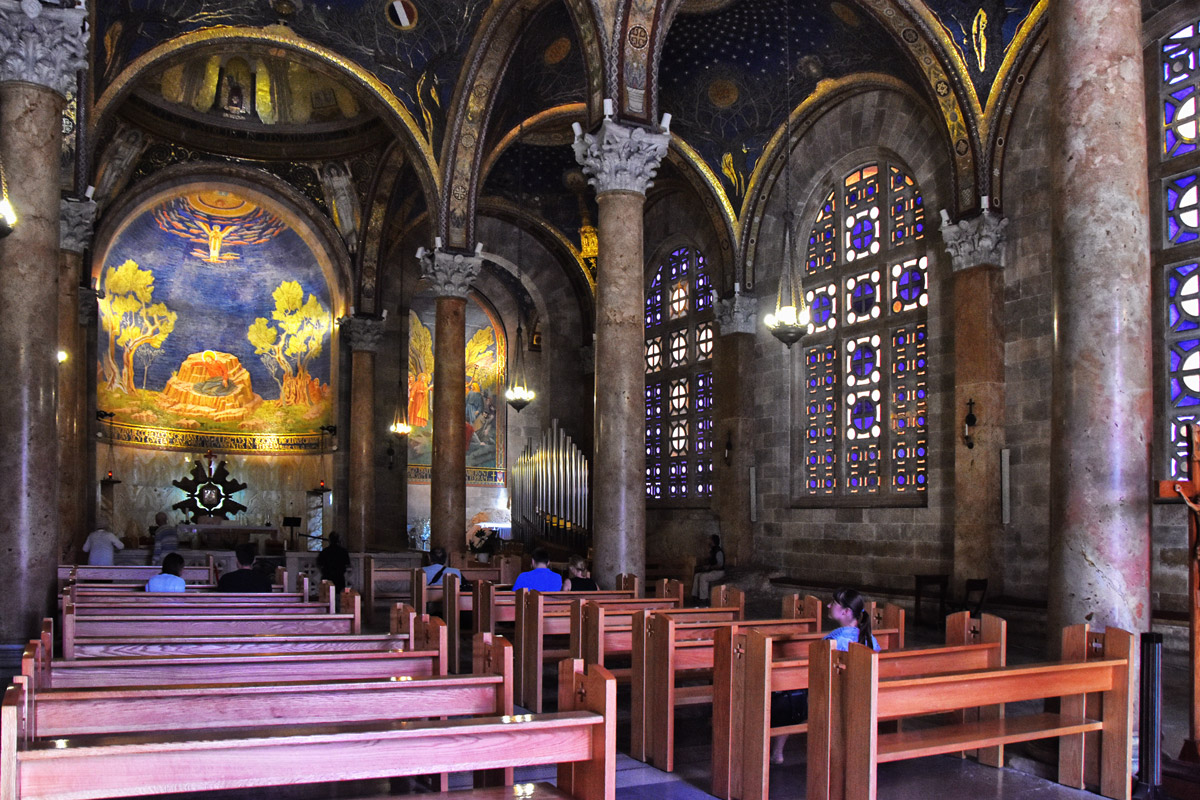 Interior of Church of All Nations, Gethsemane, Jerusalem