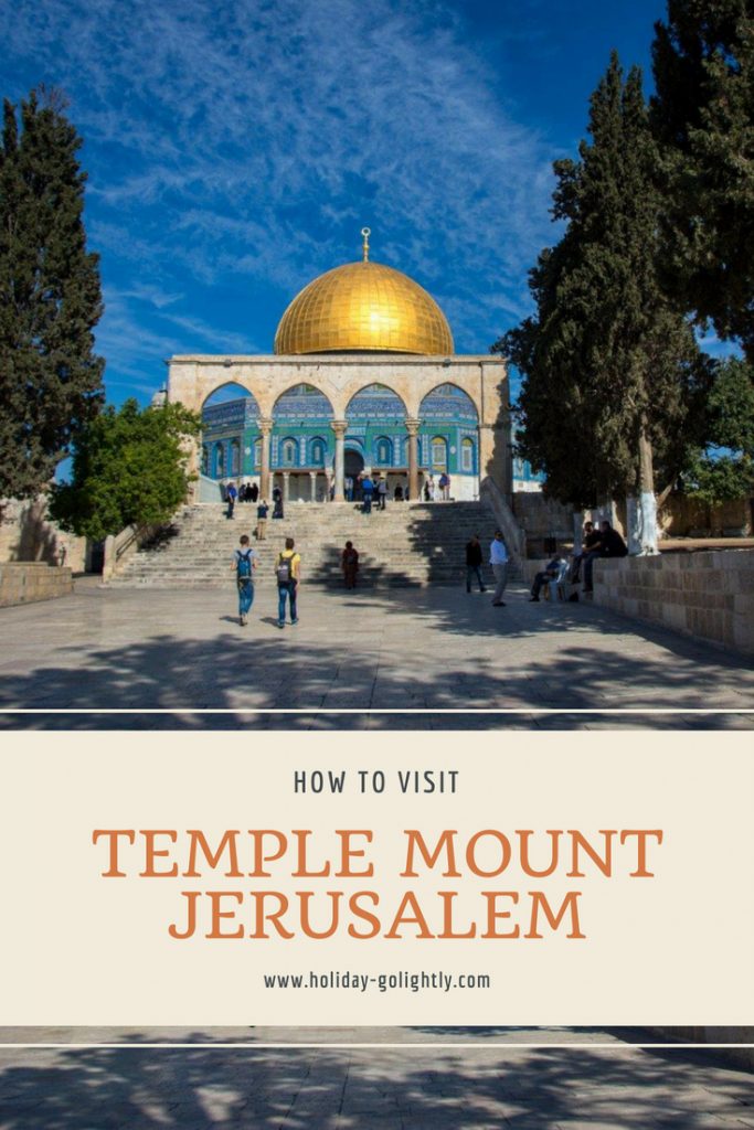 Temple Mount pin
