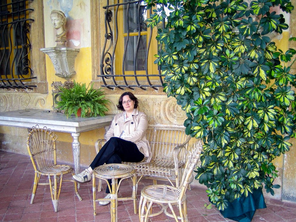 Lounging in Lucca