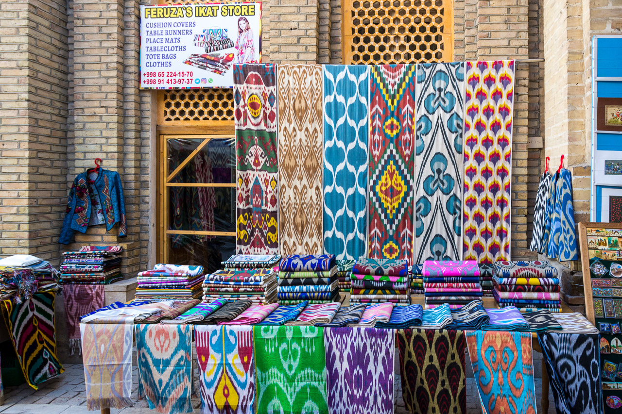 Fabric Shopping in Uzbekistan: Gorgeous ikat and vibrant colours ...