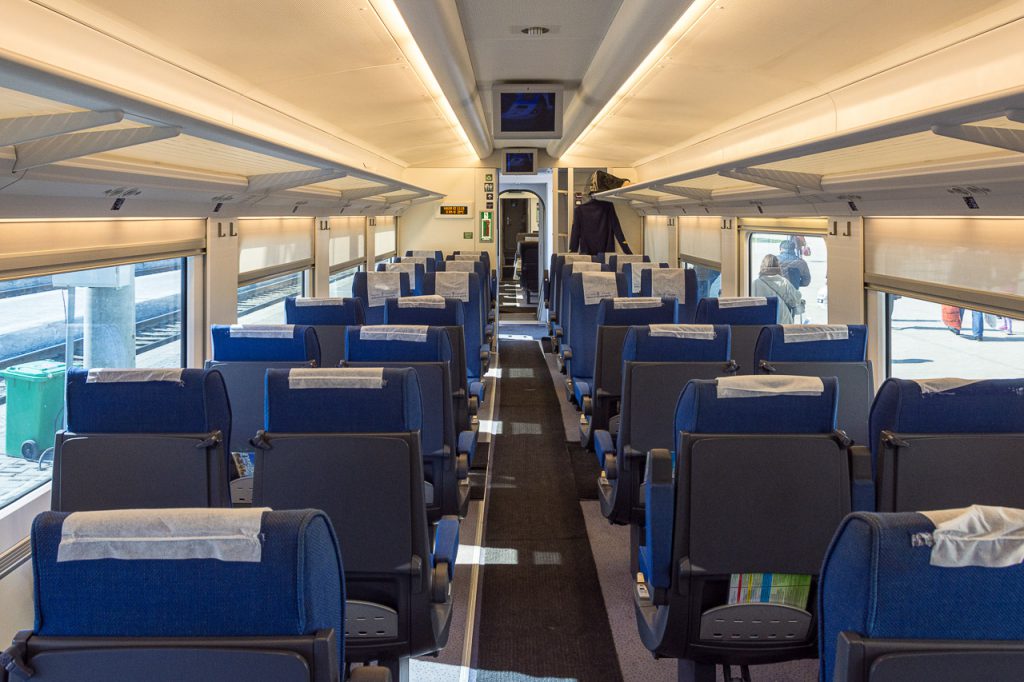 Afrosiyob Train interior