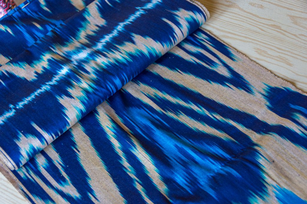 Uzbekistan, shopping, fabric, from Minzifa Bukhara