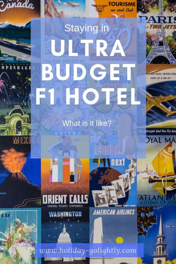 ultra budget hotel F1 cheap pin