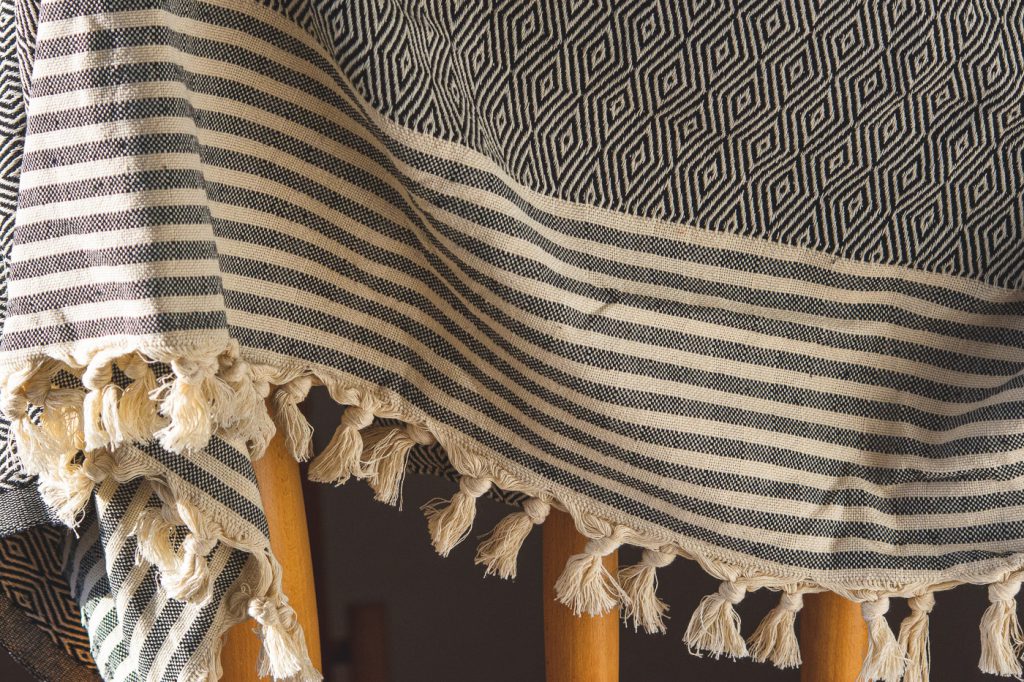 soft cotton blanket from Izmir market - an absolute bargain at 5 Euro