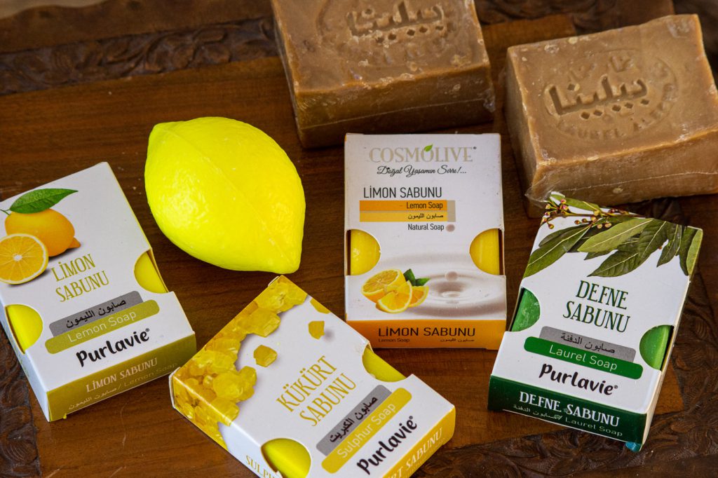 assorted natural soaps - I won't need to buy any soaps for a while
