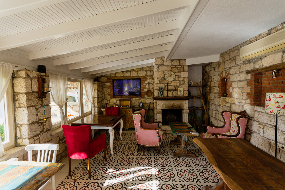 Sitting Room at Cumbali Konak Alacati