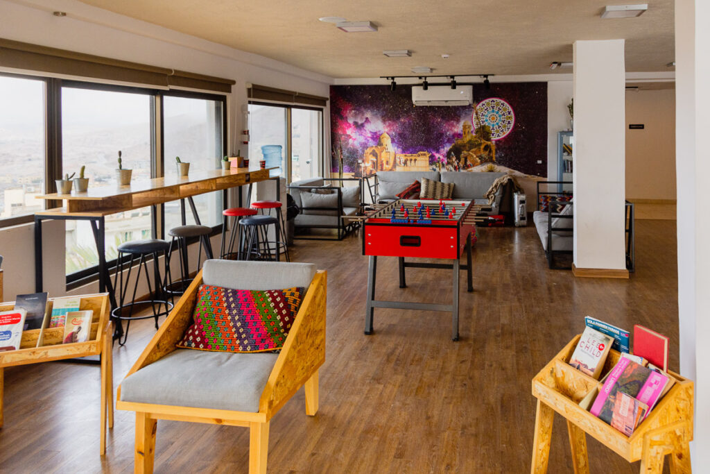 Lounge Area of Nomads Hotel Petra