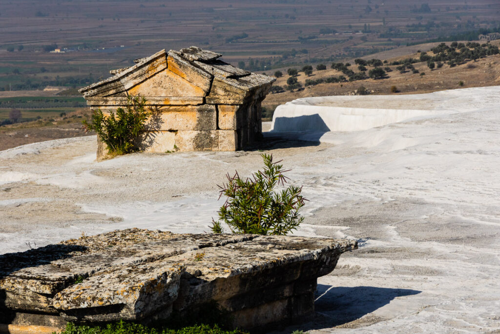 Sunken tomb at Hierapolis, Pamukkale