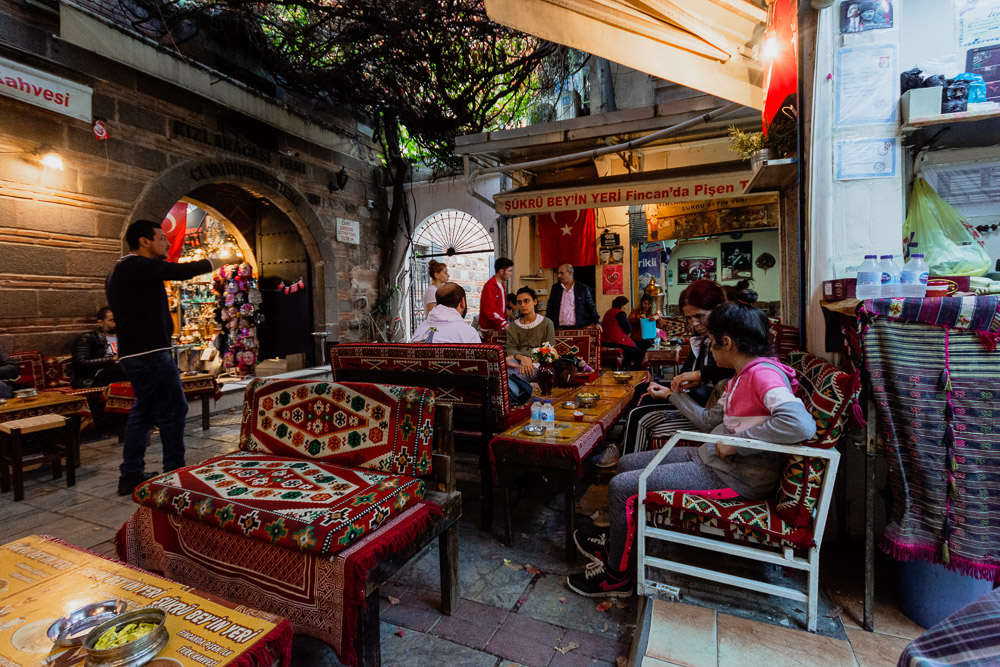 Kizlaragai Han, inside Kemeralti Bazaar in Izmir, Turkey
