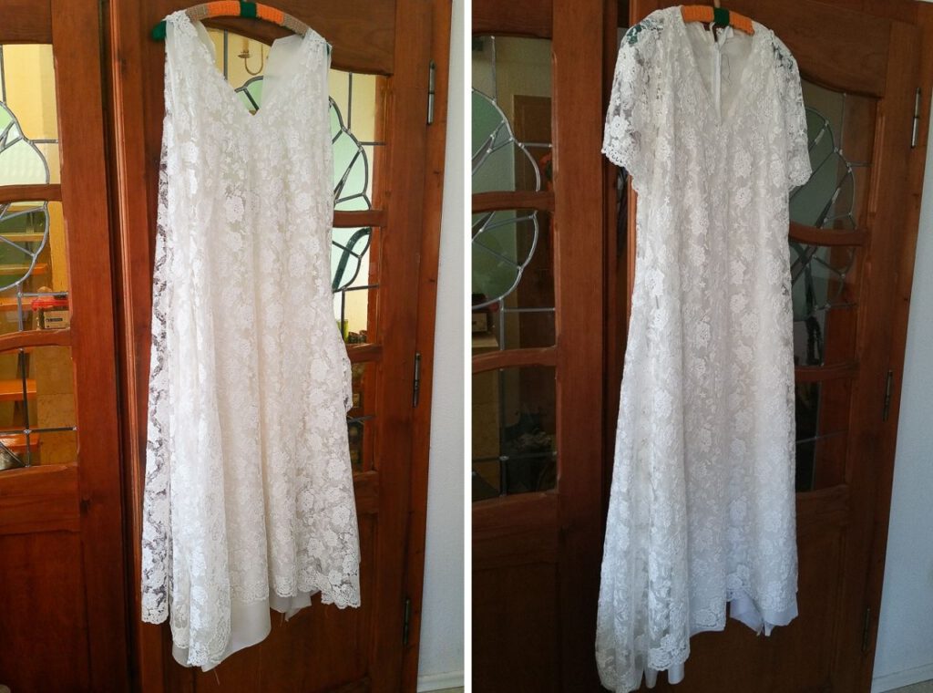 wedding dress home made