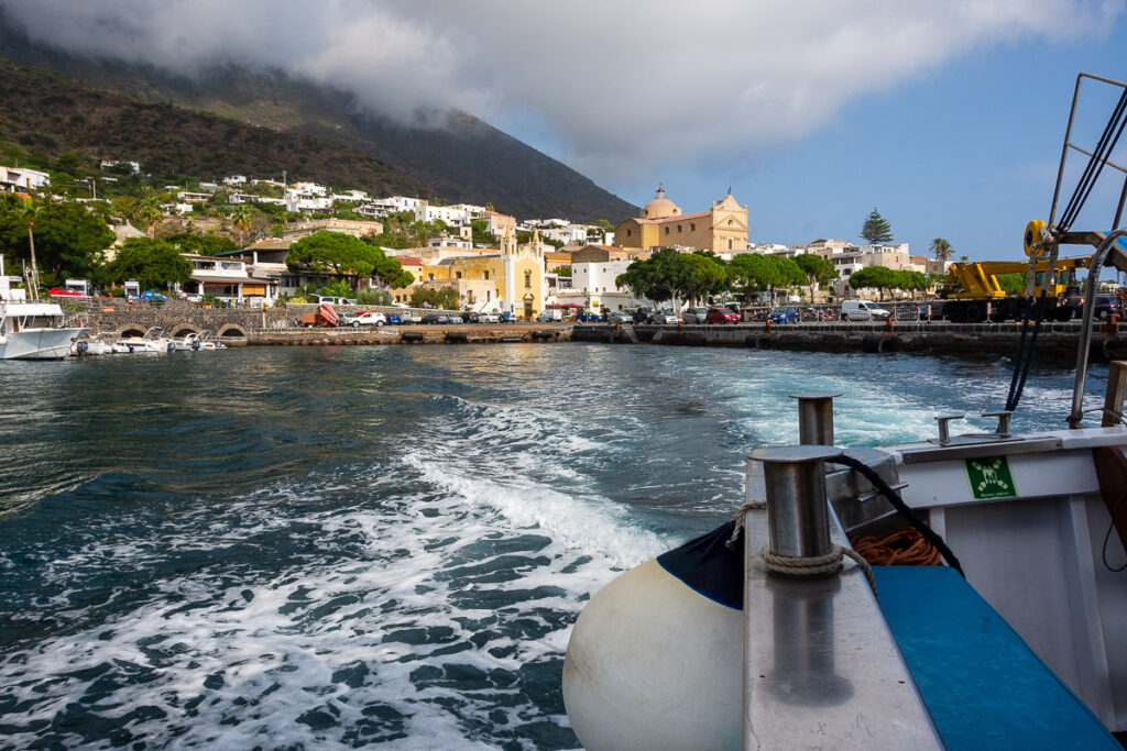 Santa Marina die Salina seen from our boat