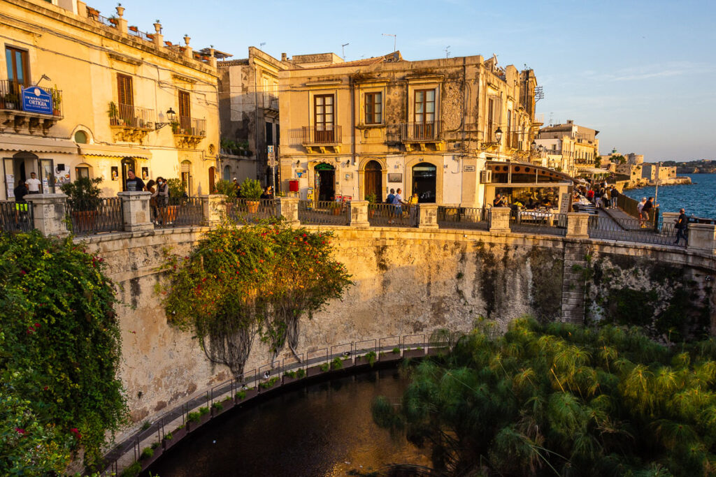 Ortigia Island and Arethusa Fountain
