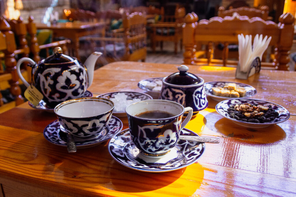 At the Silk Road Spices Tea House