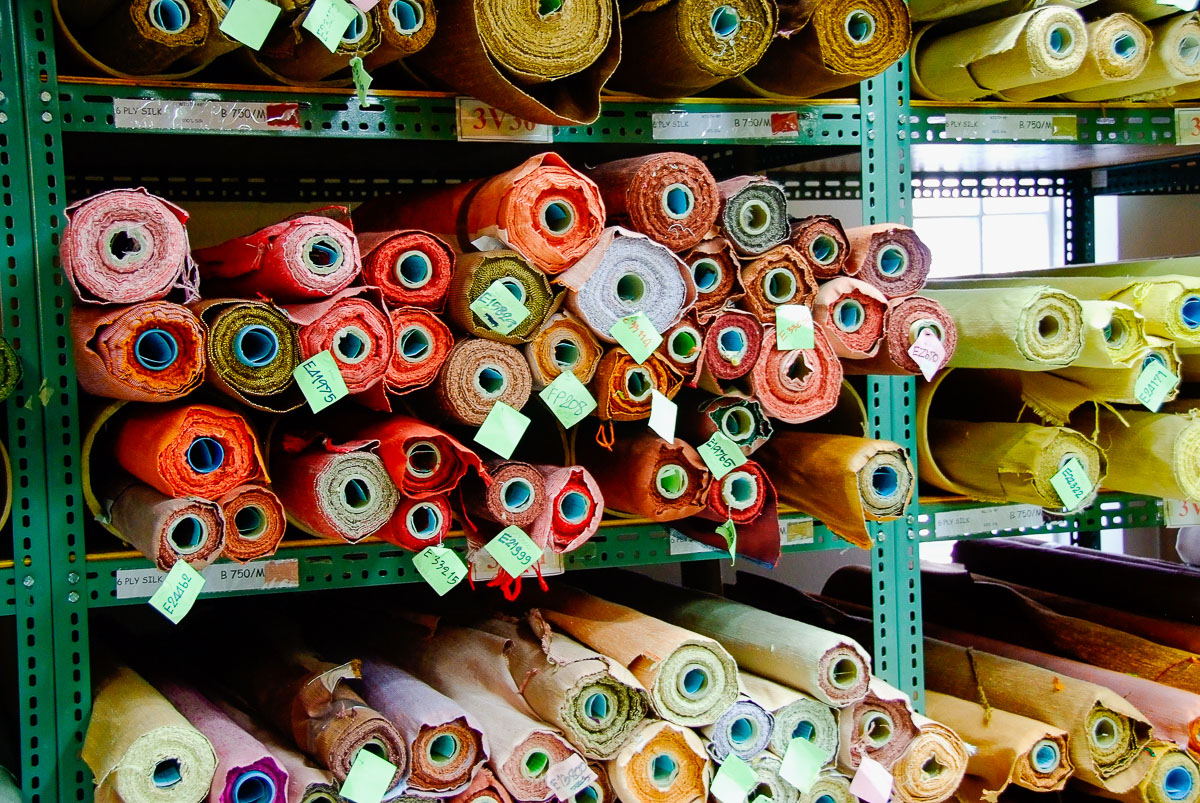 silk at Jim Thompson outlet in Bangkok