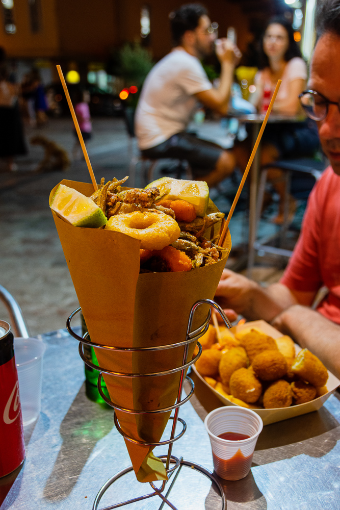 Seafood in Milazzo, Sicily