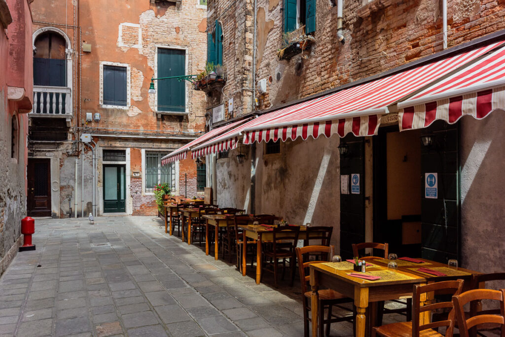 small restaurant in Cannaregio, Venice
