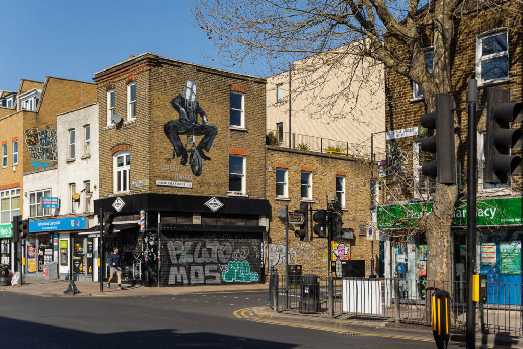 Street art on Bethnal Green Road