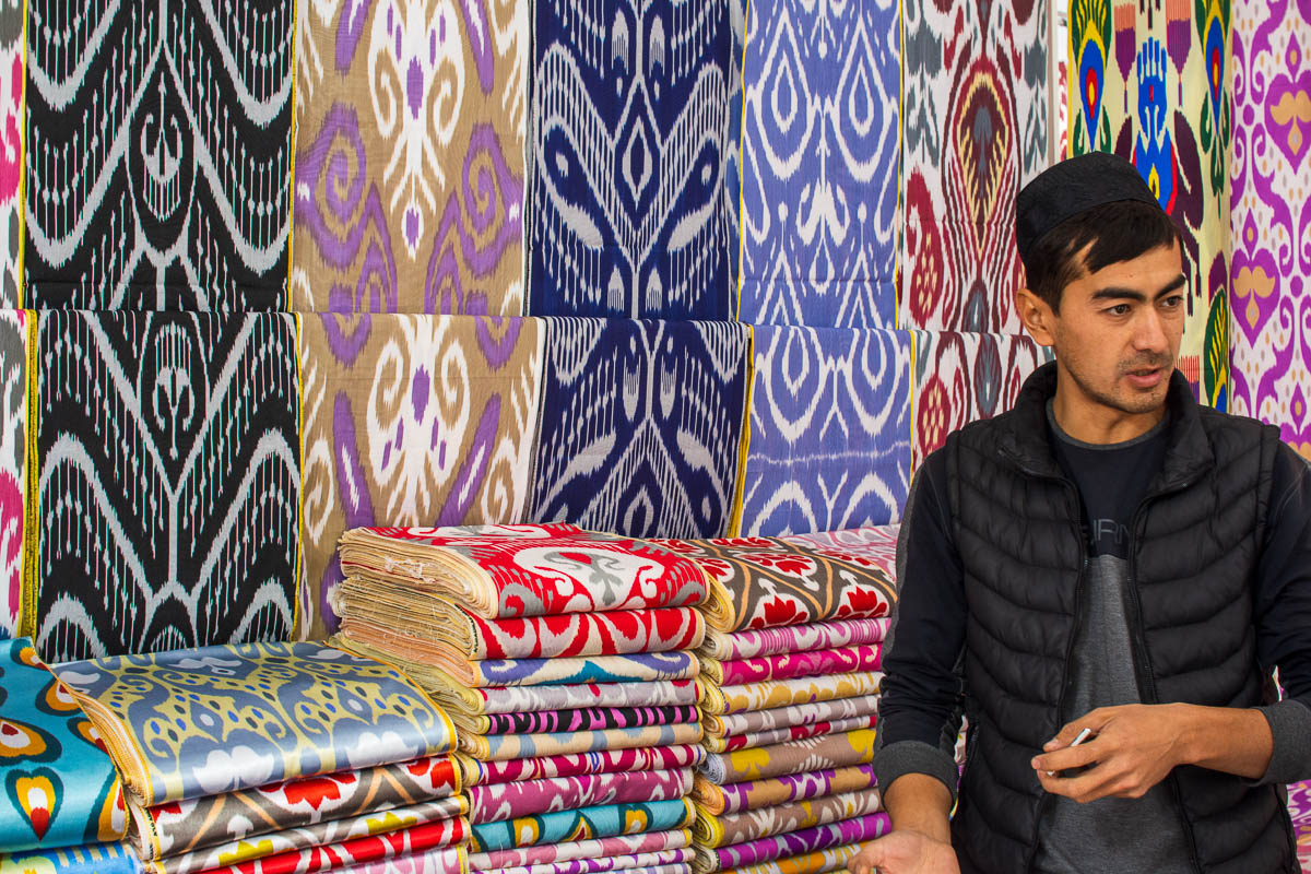 Fabric Shopping in Uzbekistan: Gorgeous ikat and vibrant colours ...